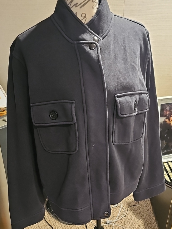Banana Republic Jackets & Blazers - NEW Banana Republic Dark Navy Military Field Jacket.. Size XL.free Shippg